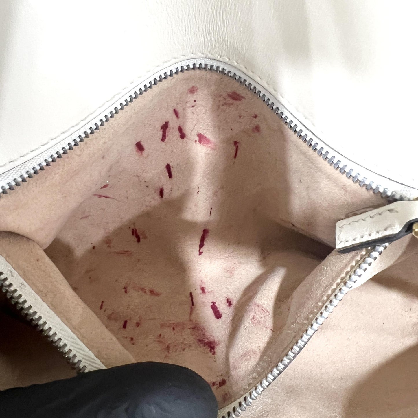 Gucci GG Marmont Small Shoulder Bag White
