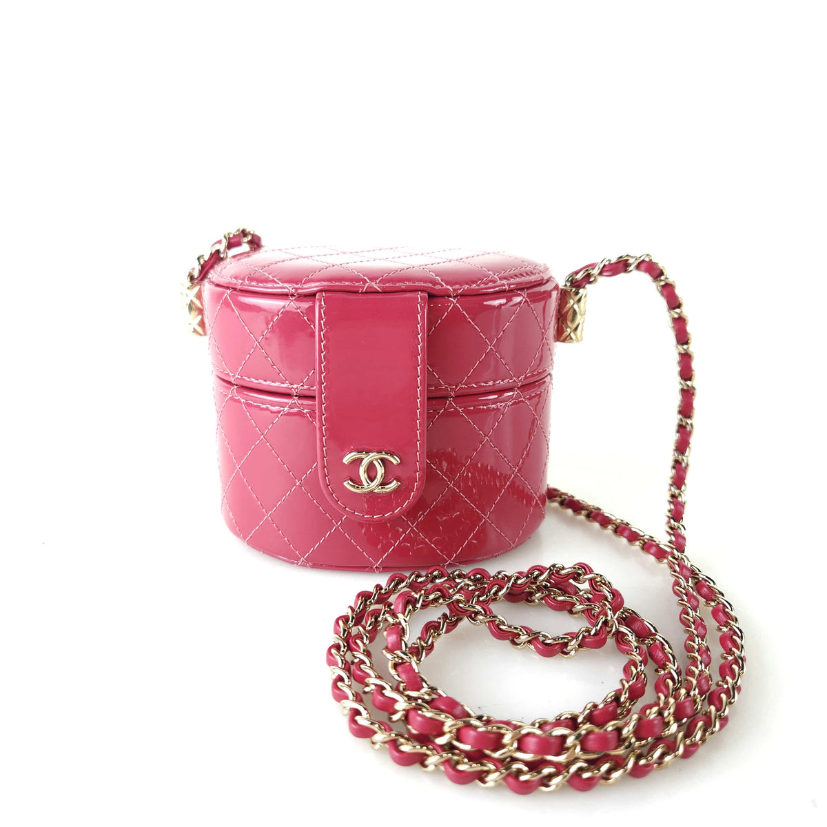 Mini Patent Cosmetic Case Crossbody Bag AP1573