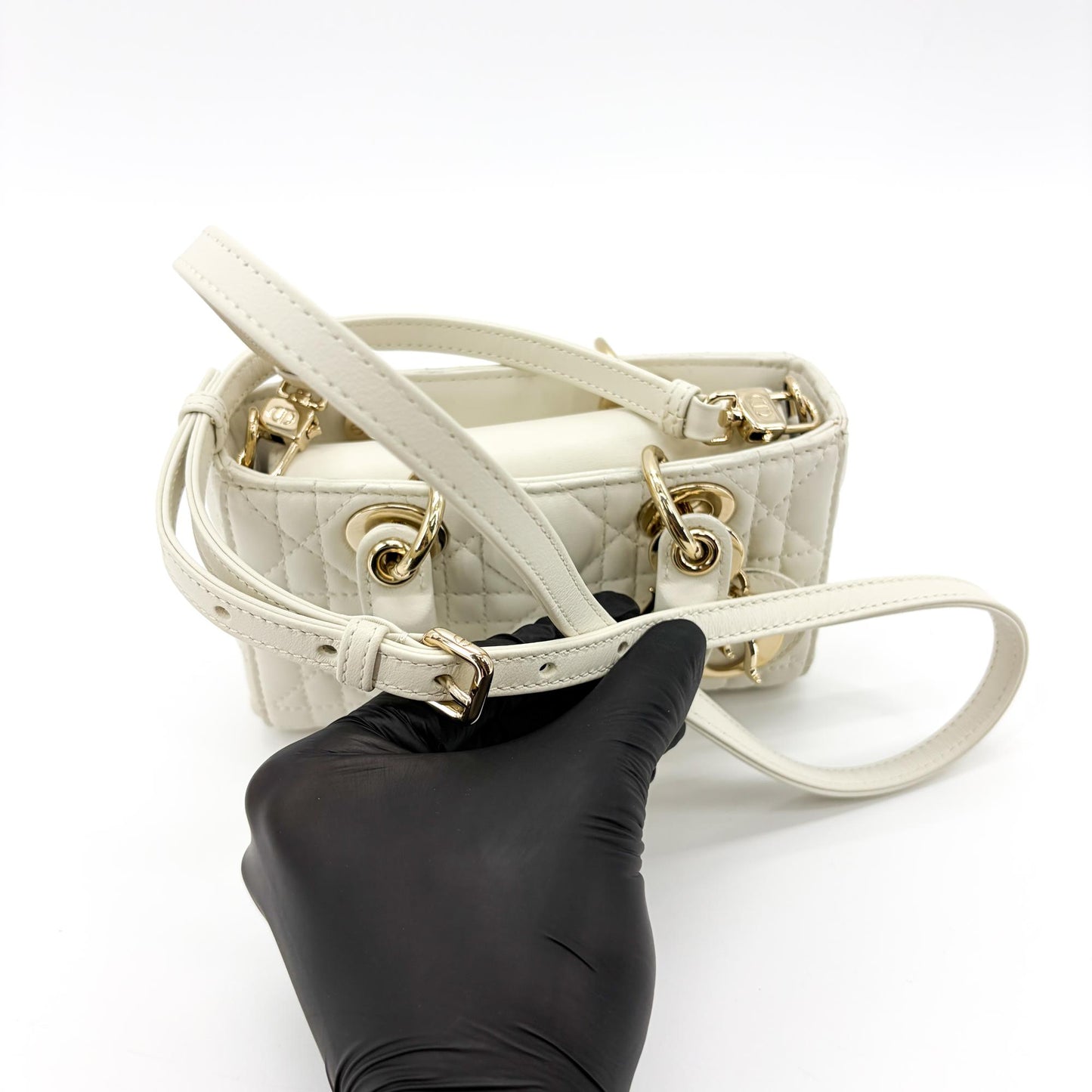 Dior Micro Lady Dejoy Bag Latte