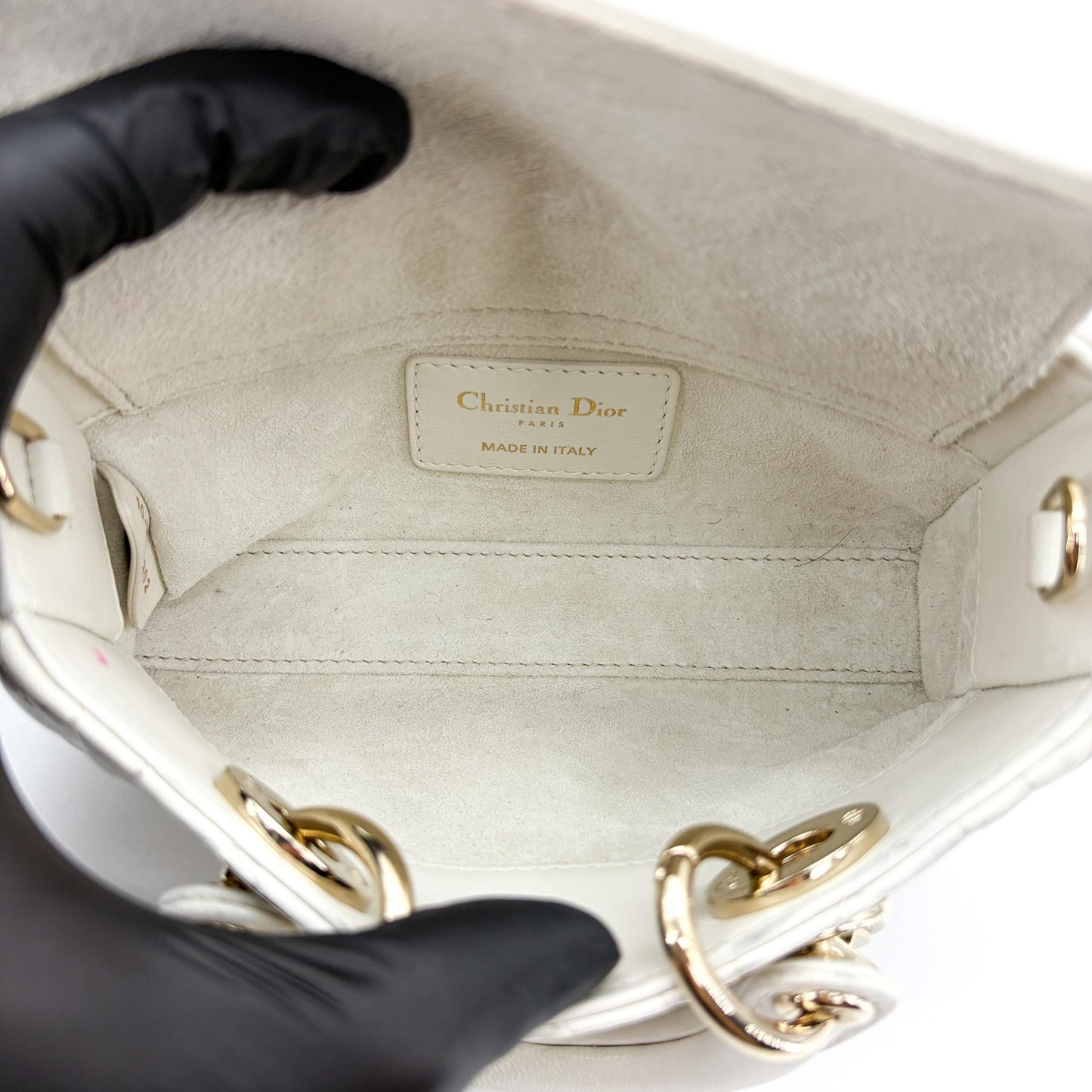 Dior Micro Lady Dejoy Bag Latte
