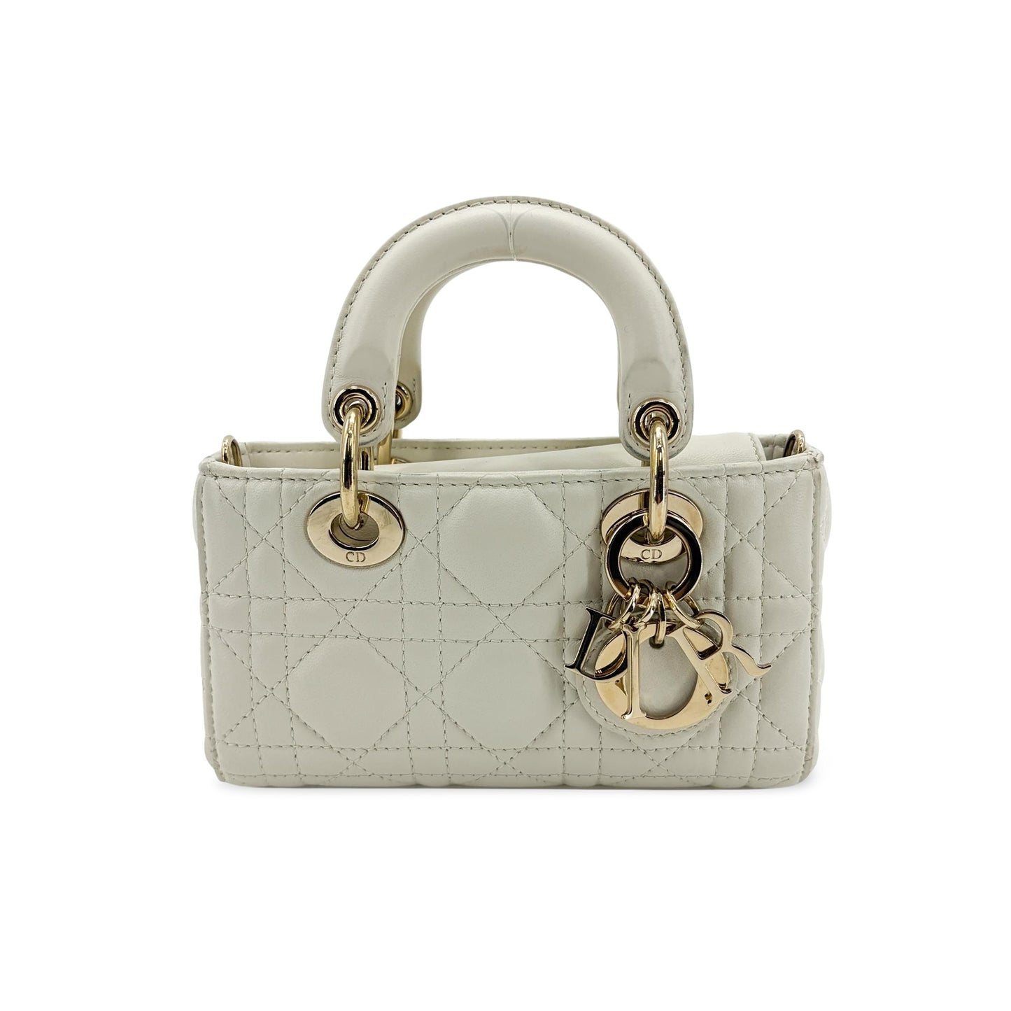 Dior Micro Lady Dejoy Bag Latte