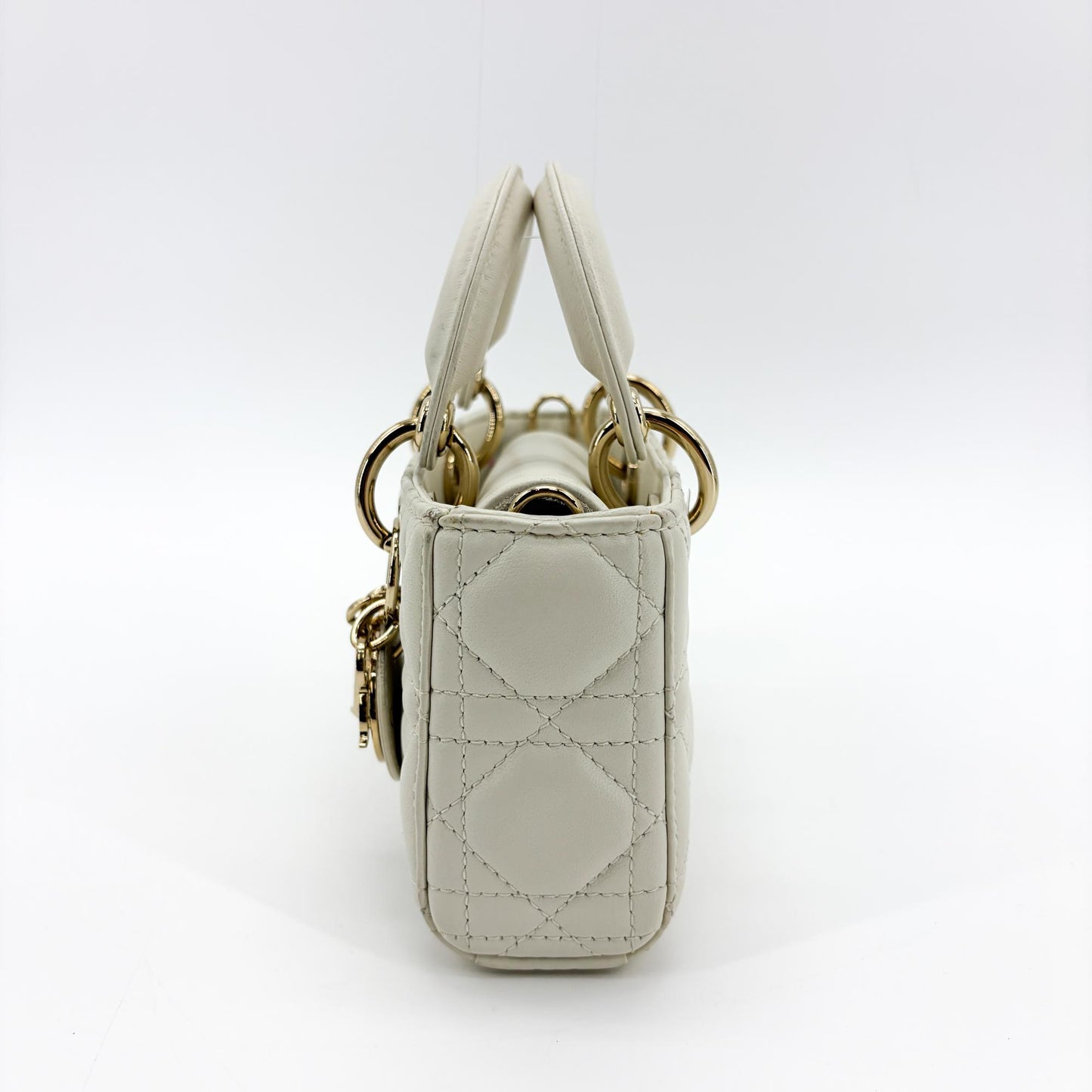 Dior Micro Lady Dejoy Bag Latte