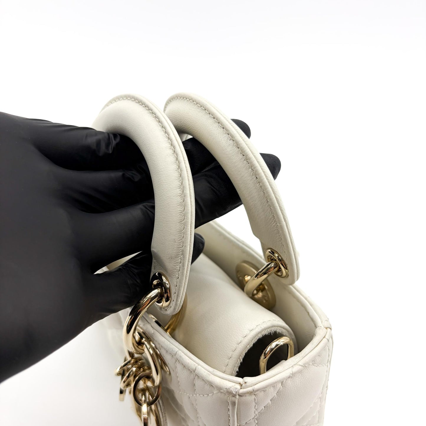 Dior Micro Lady Dejoy Bag Latte