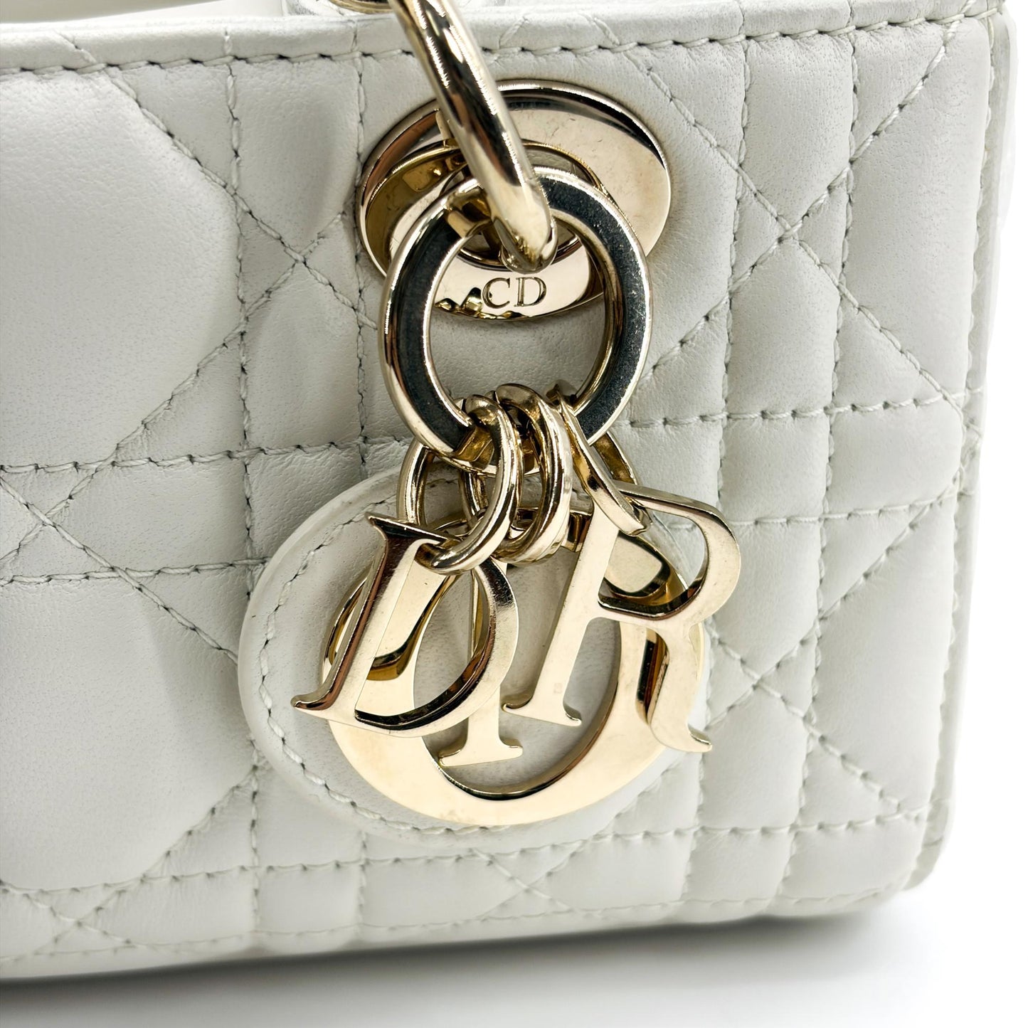 Dior Micro Lady Dejoy Bag Latte