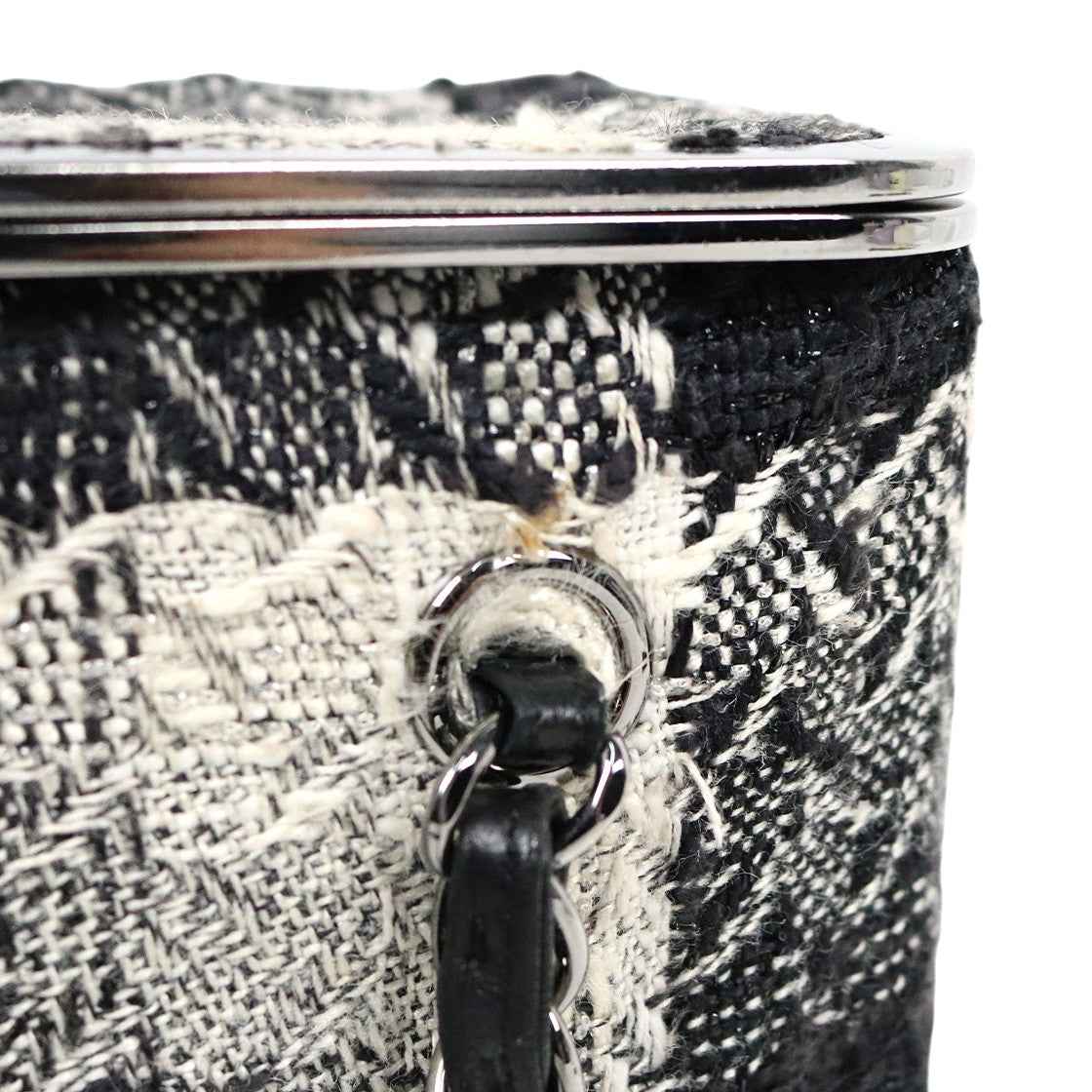 Chanel Tweed Checkerboard Vanity Bag