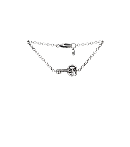 Gucci Double G Key Silver Bracelet