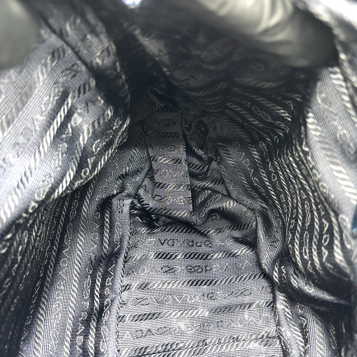 Prada Tessuto Nylon Tote Bag Navy