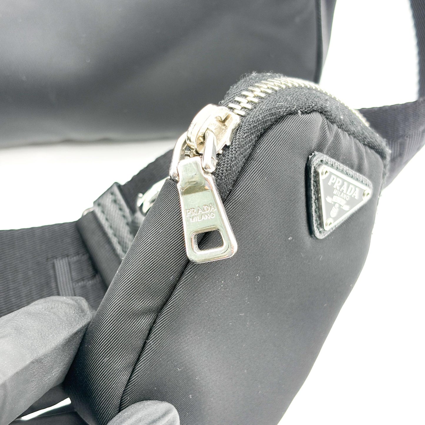 Prada Re-edition 2000 Nylon Mini Bag Black
