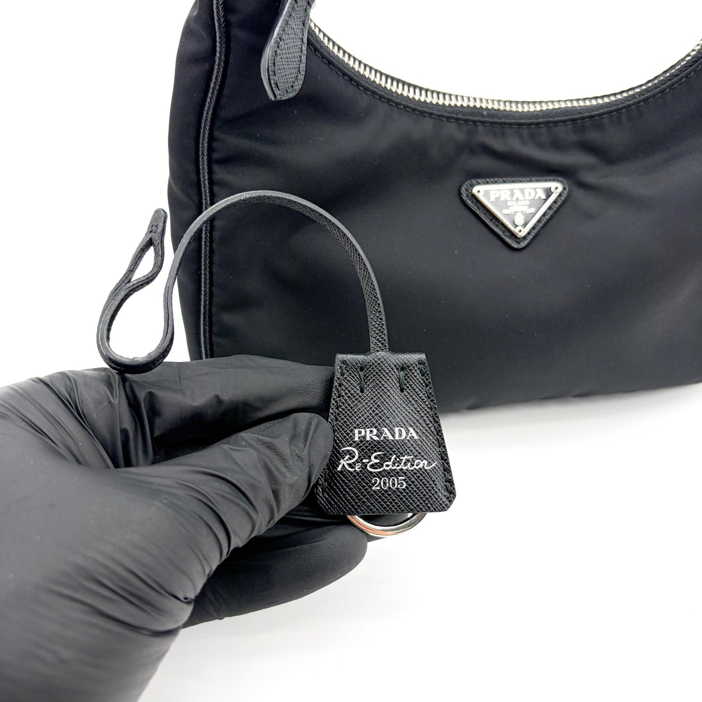 Prada Re-edition 2000 Nylon Mini Bag Black