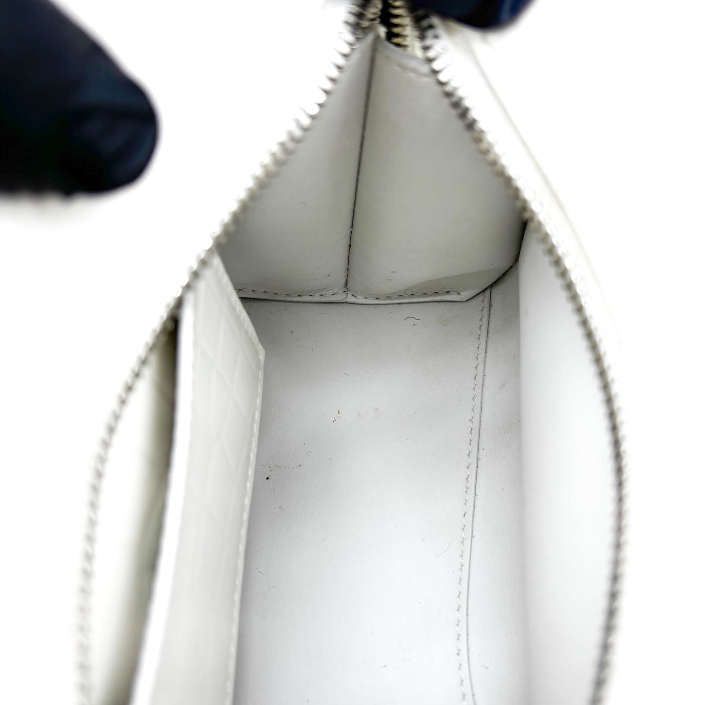 Balenciaga Neo Classic Mini Top Handle Bag White Crocodile