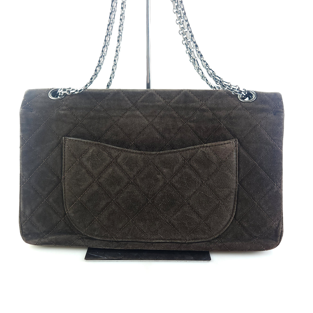 Large 2.55 Suede Flap Shoulder Bag