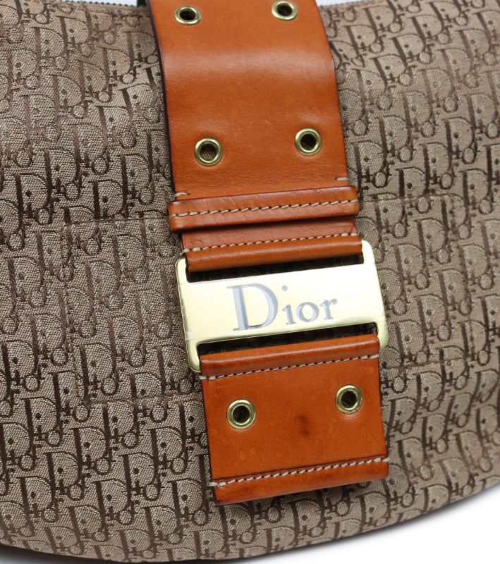 Dior Beige Oblique Street Chic Hobo Bag