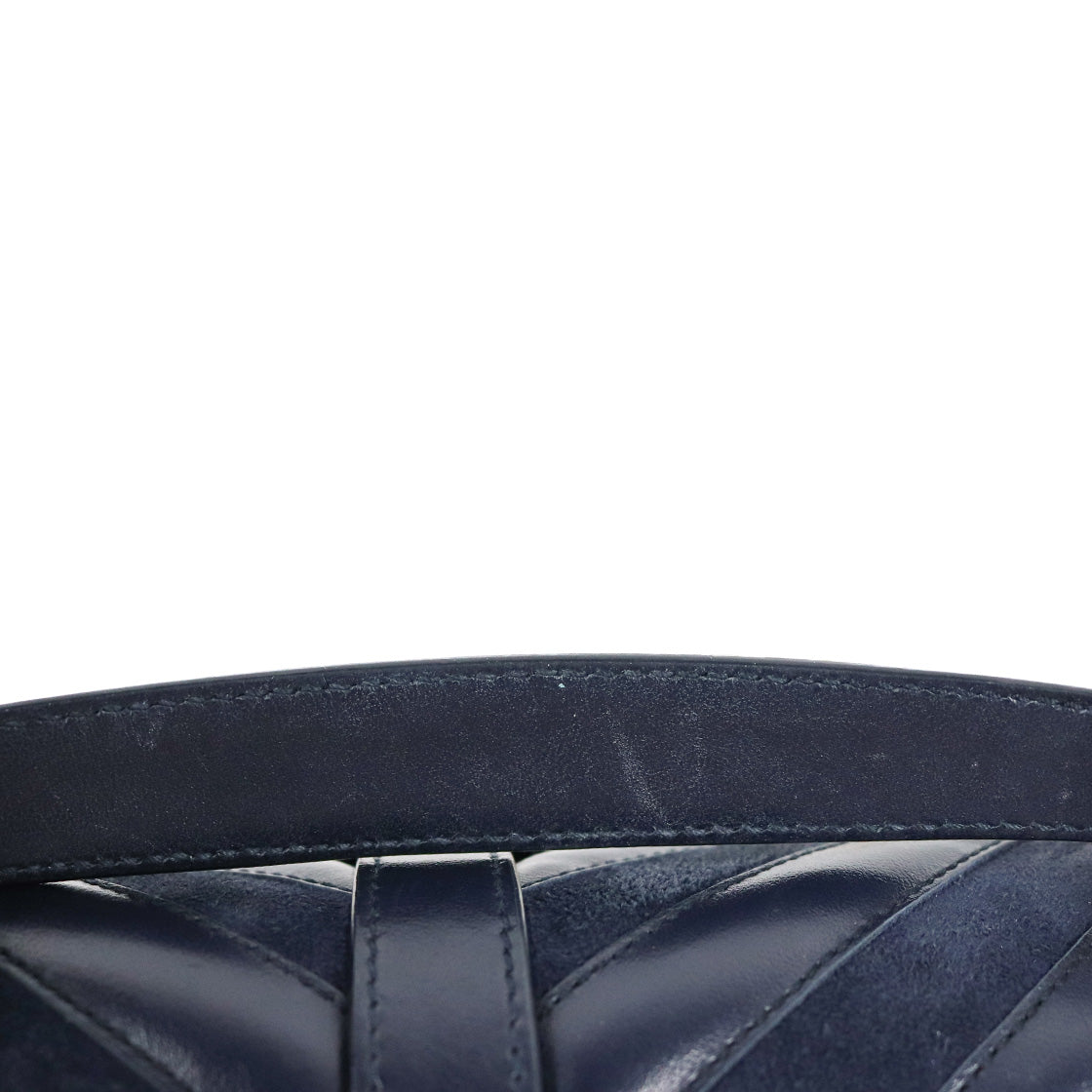 Saint Laurent Navy Medium College Bag