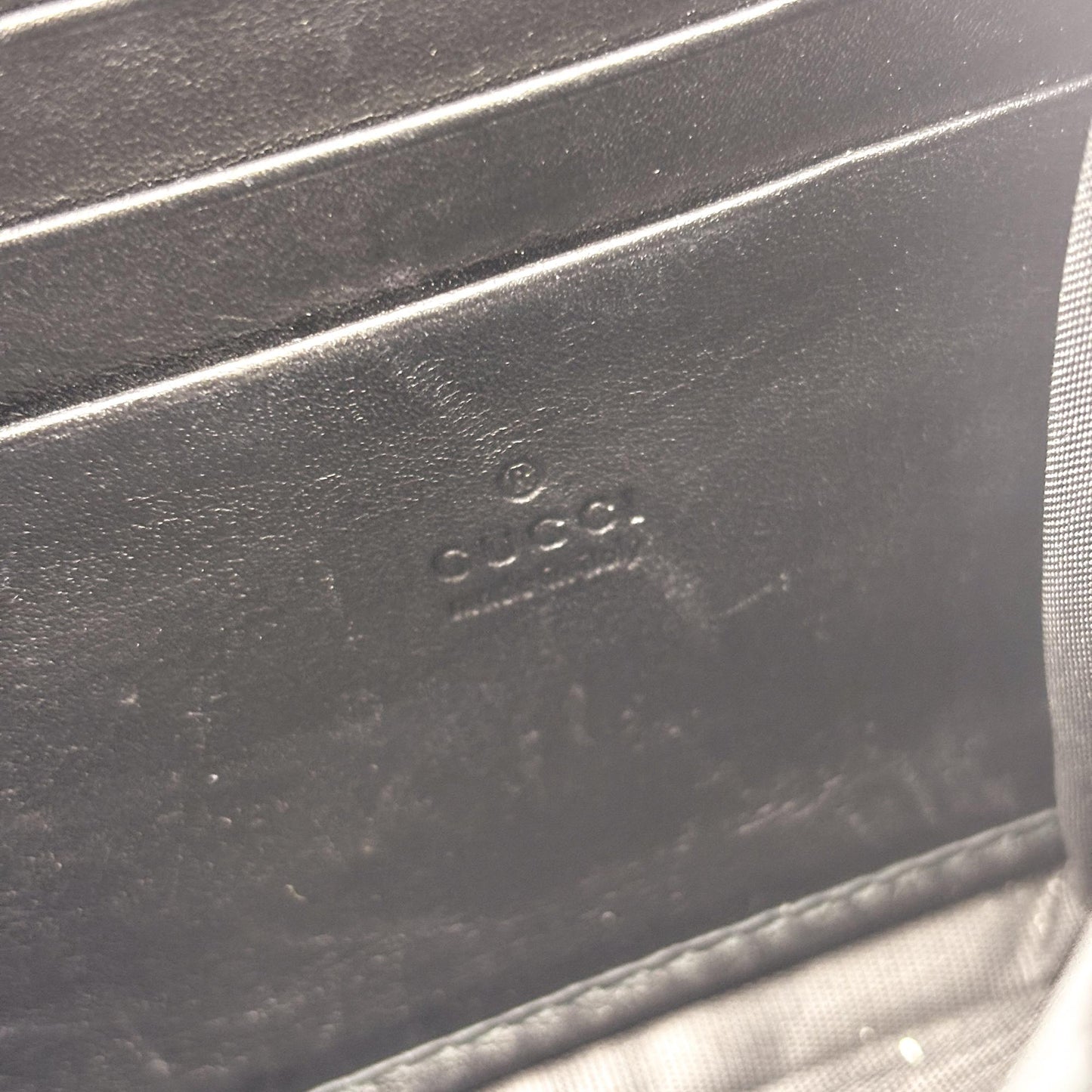 Gucci GG Marmont Matelassé Chain Shoulder Bag Black