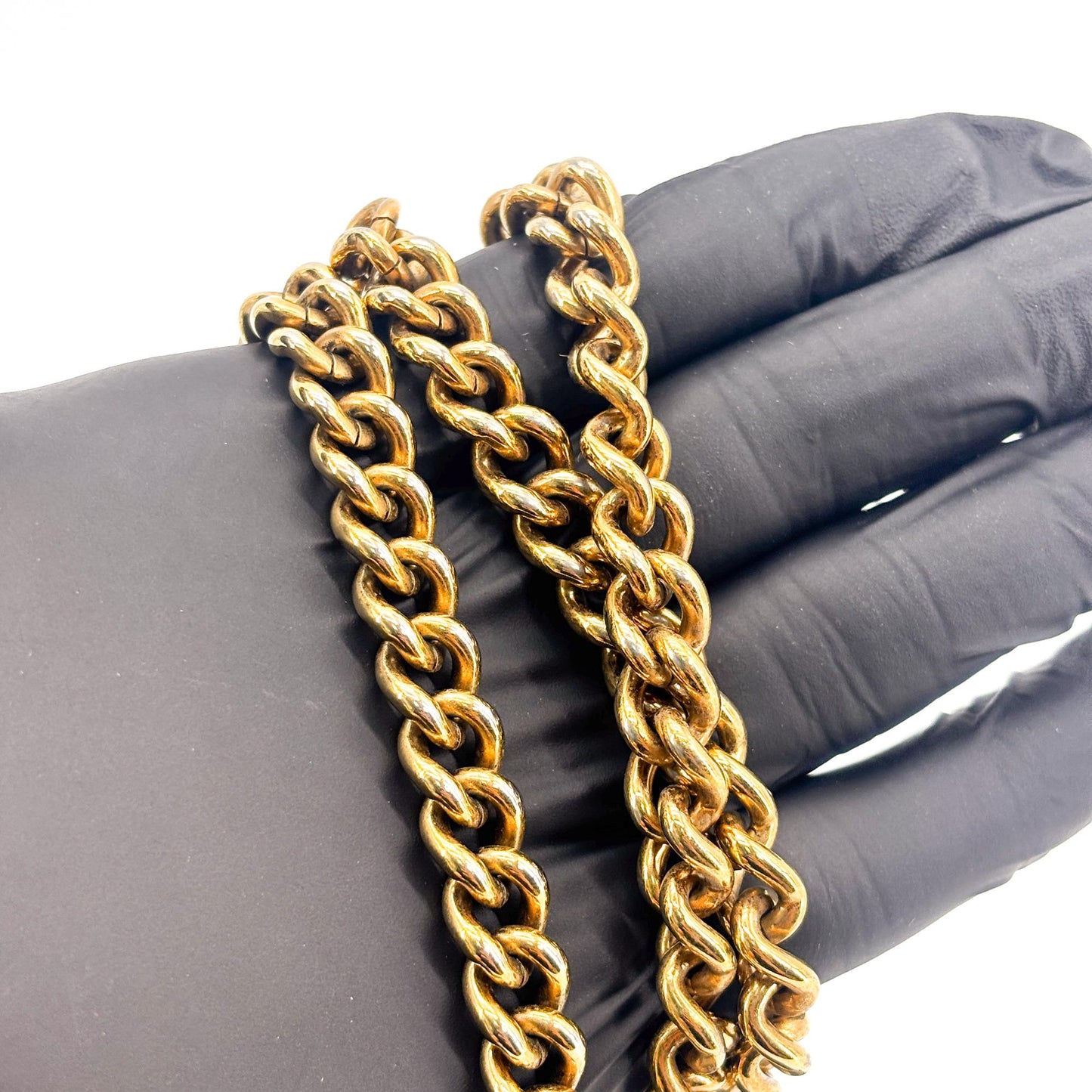 Gucci GG Marmont Matelassé Chain Shoulder Bag Black