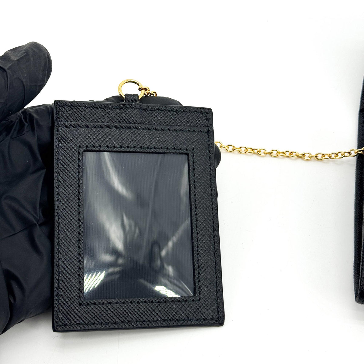 Prada Saffiano Metal Logo Long Wallet Black