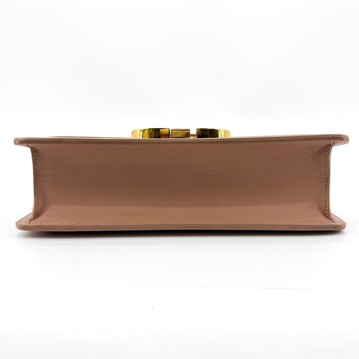 Dior 30 Montaigne Bag Box, Calfskin Powder Beige, Gold Hardware
