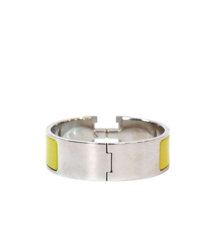 Hermès ClickClack Bracelet Olive Green