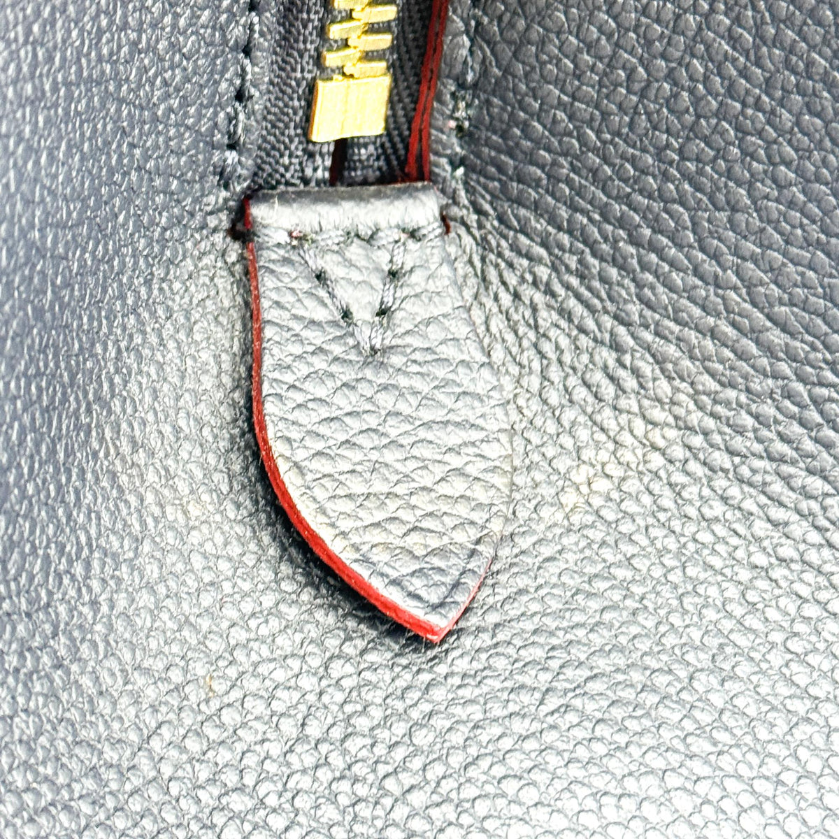 Louis Vuitton Montaigne BB Monogram Empreinte Marine Rouge