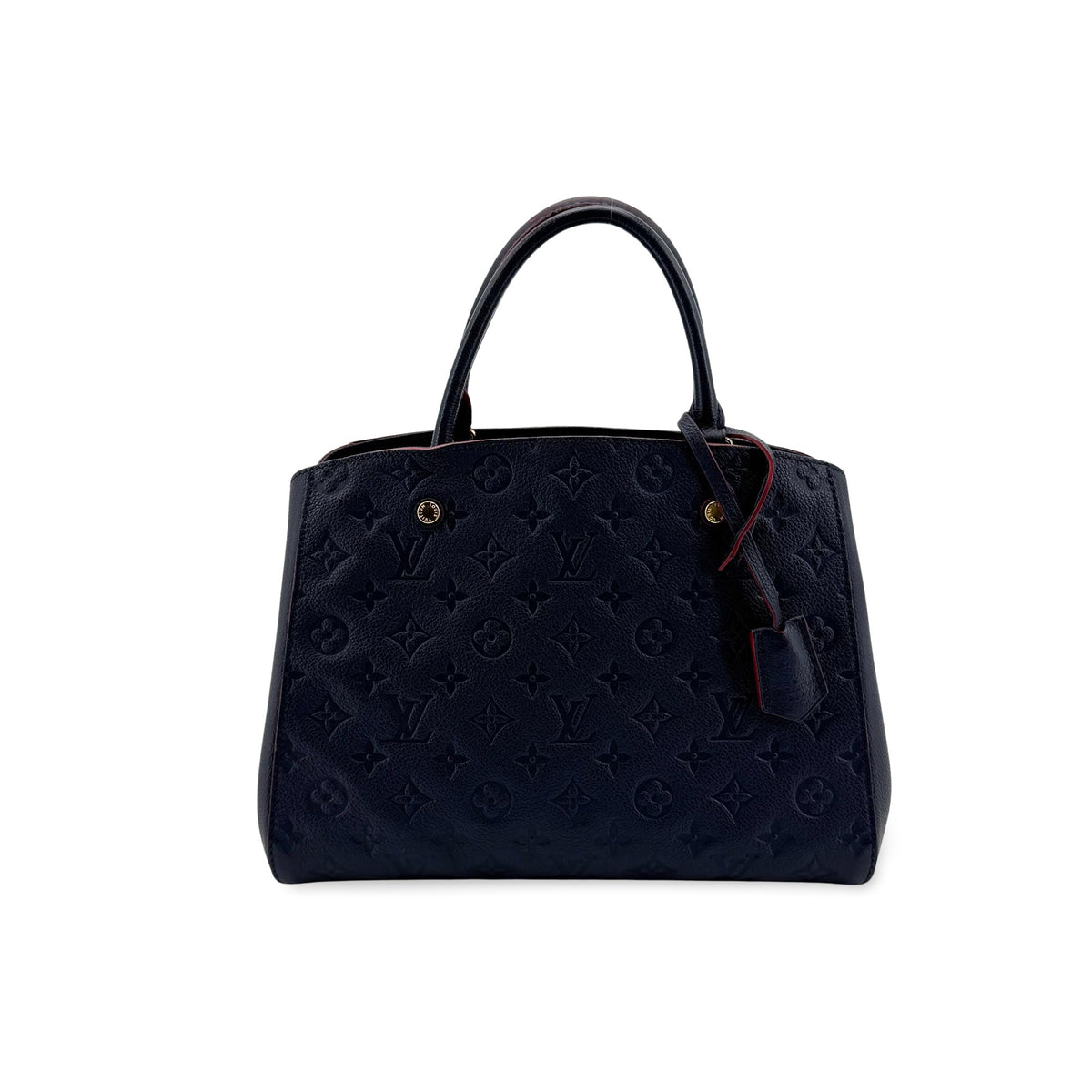 Louis Vuitton Montaigne BB Monogram Empreinte Marine Rouge