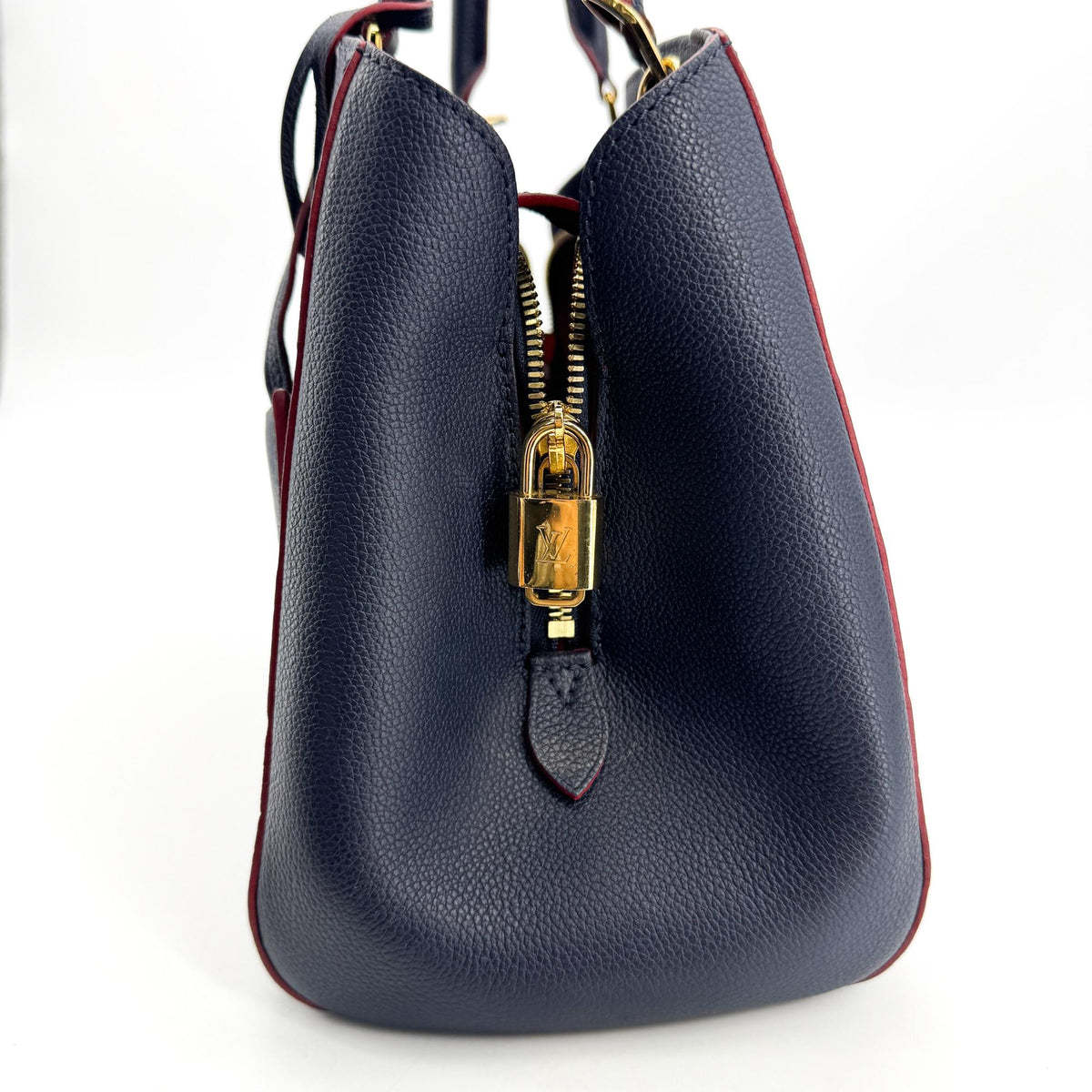 Louis Vuitton Montaigne BB Monogram Empreinte Marine Rouge