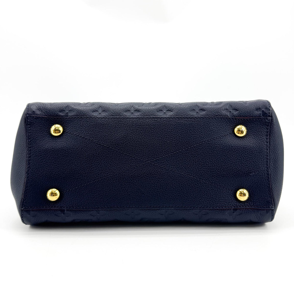 Louis Vuitton Montaigne BB Monogram Empreinte Marine Rouge