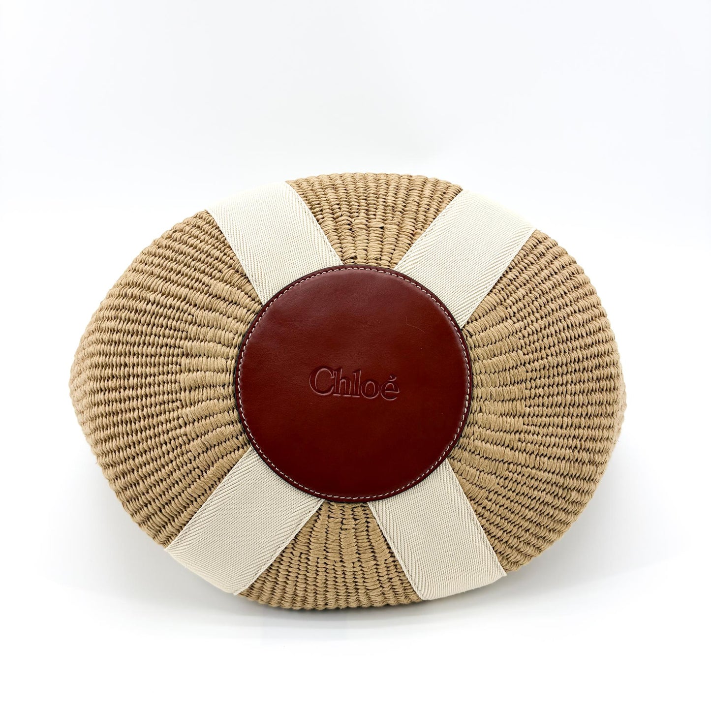 Chloé Woody Medium Basket Bag Natural