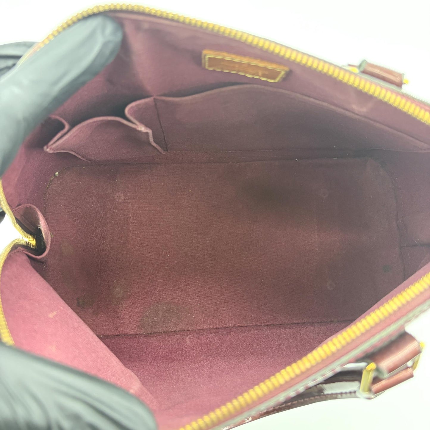 Louis Vuitton Alma PM Monogram Vernis Amarante