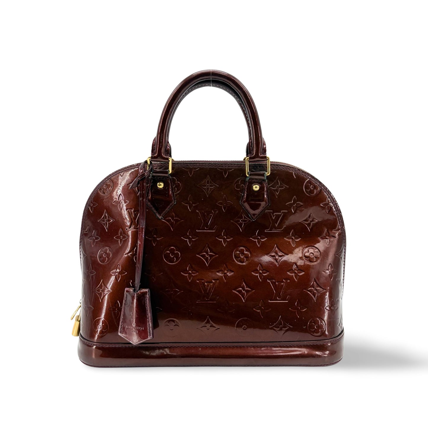 Louis Vuitton Alma PM Monogram Vernis Amarante