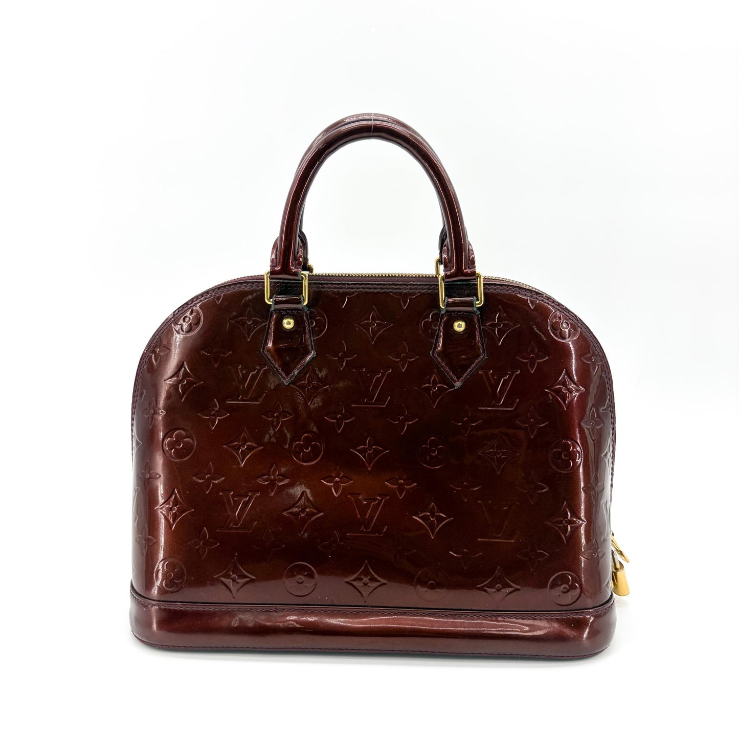 Louis Vuitton Alma PM Monogram Vernis Amarante