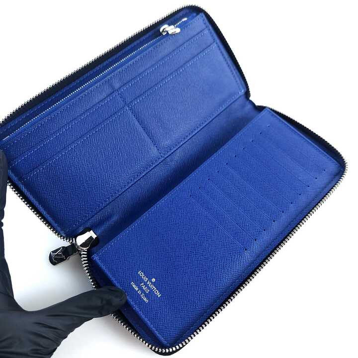 Blue Monogram Zippy Wallet Vertical Long Wallet M30447