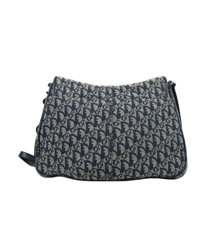 Dior Oblique CD Logo Flap Shoulder Bag