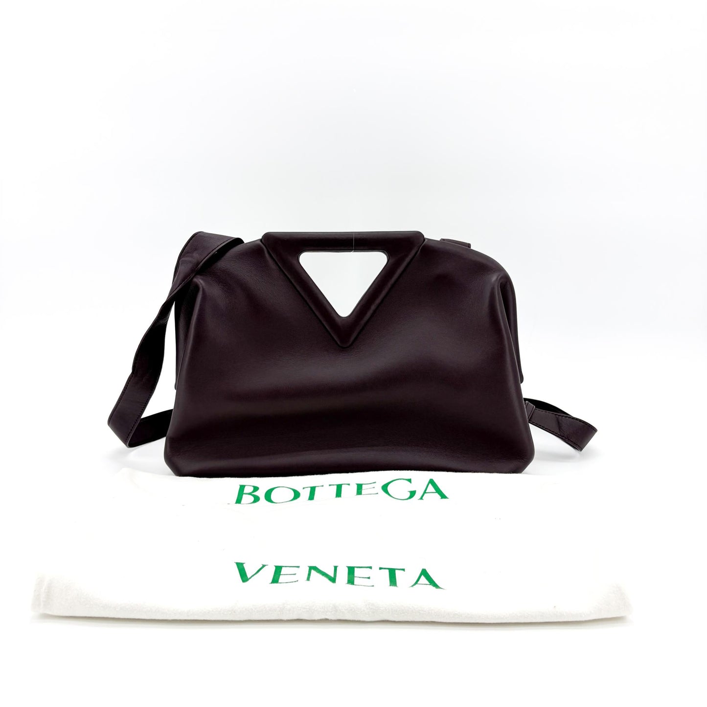 Bottega Veneta Medium Point Bag Burgundy