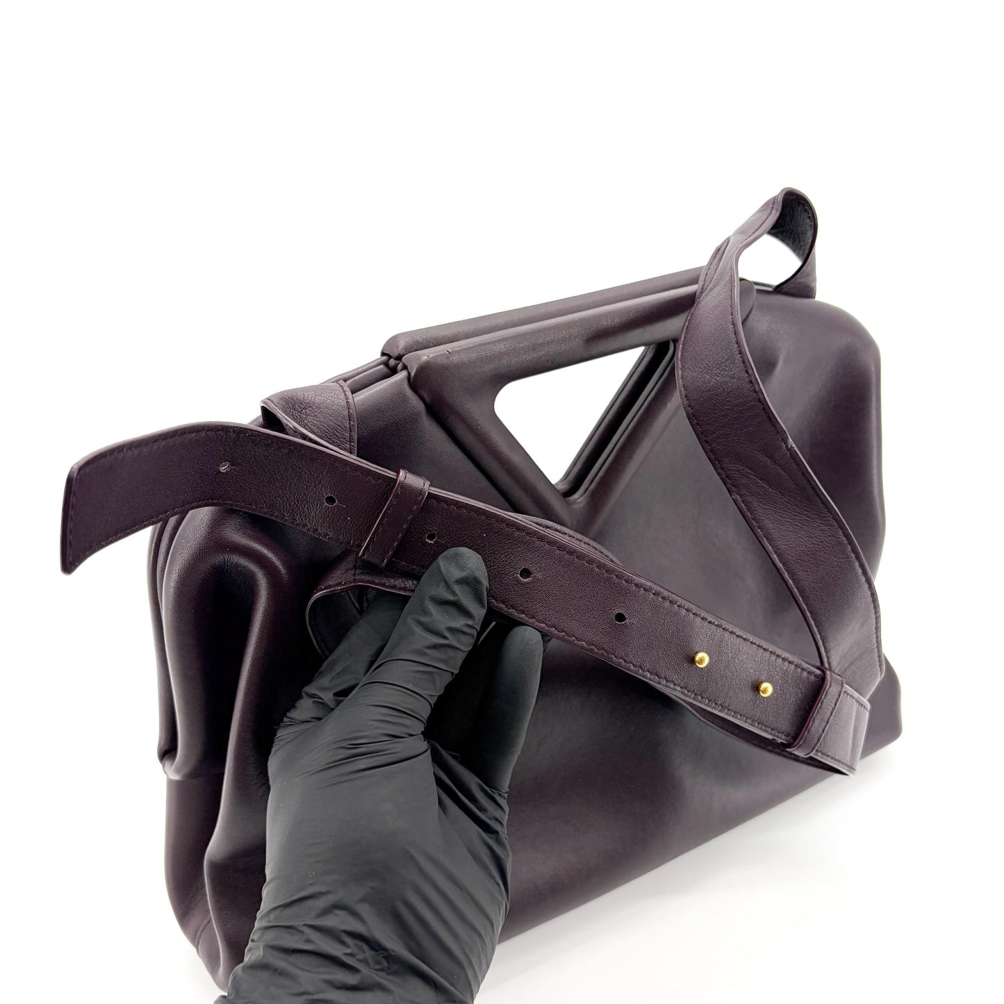 Bottega Veneta Medium Point Bag Burgundy
