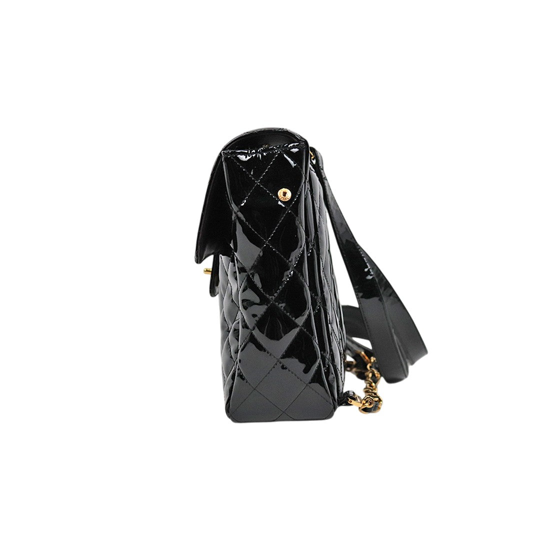 Chanel Black Faden Backpack