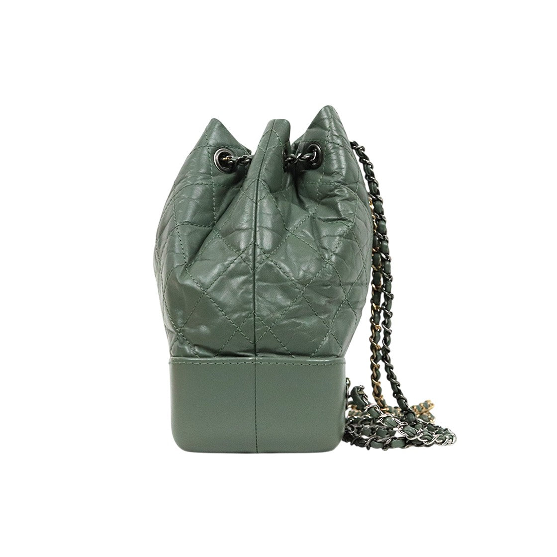 Chanel Green Gabrielle Backpack