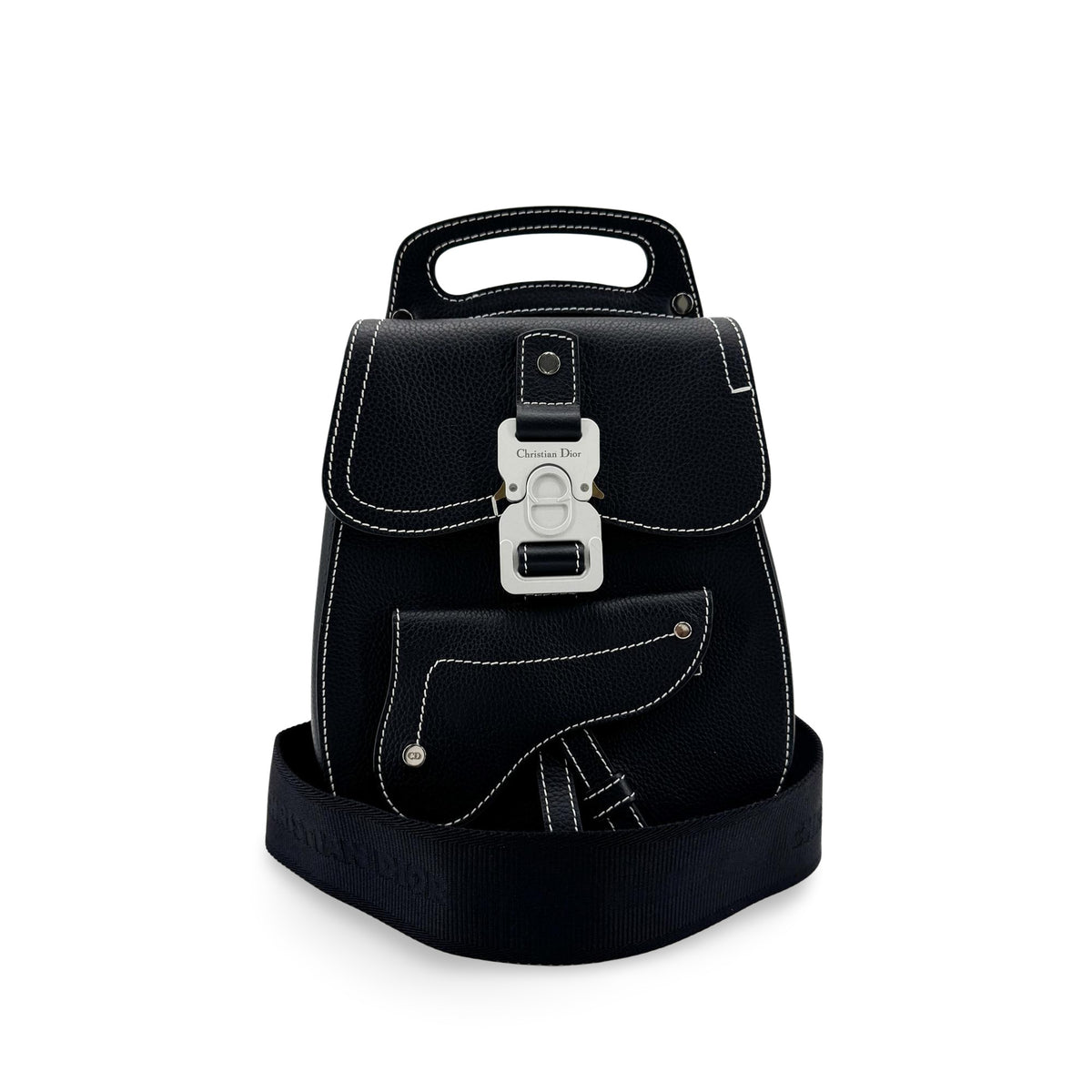 Dior Gallop Mini Slingback Grained Calfskin Black
