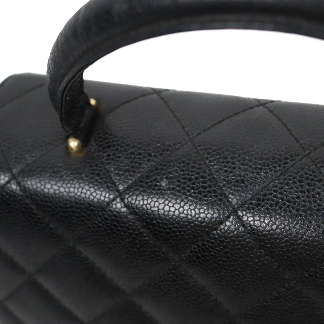 Chanel Black Caviar Coco Handle