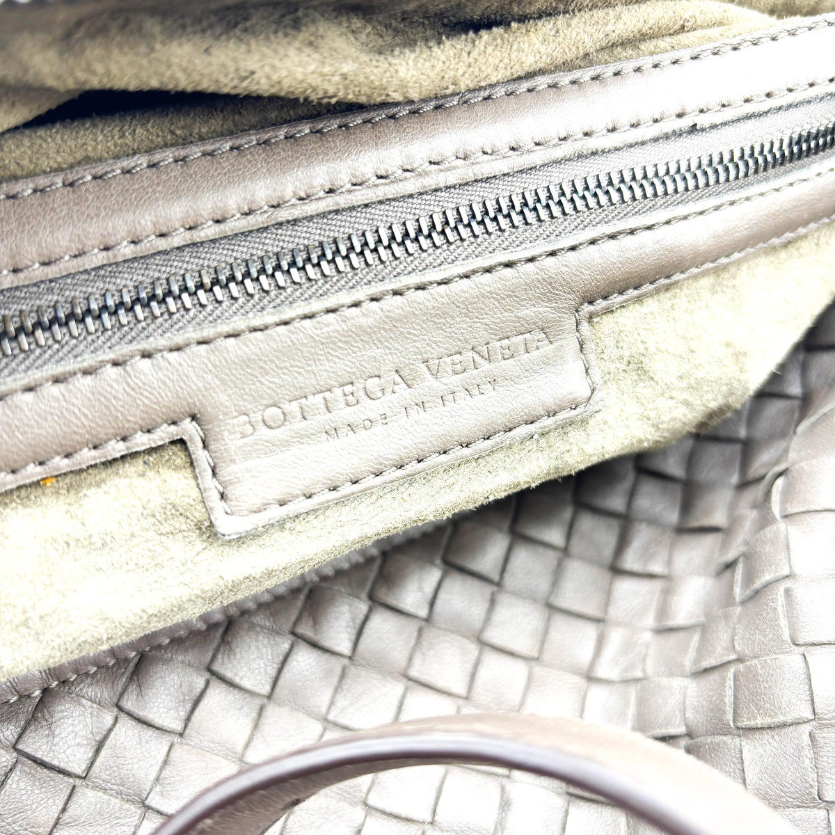 Bottega Veneta Intrecciato Montagne Bag Evano Brown