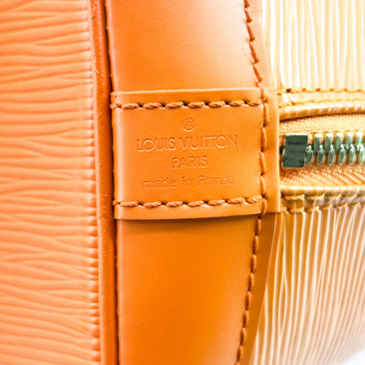 Louis Vuitton Epi Alma PM Orange
