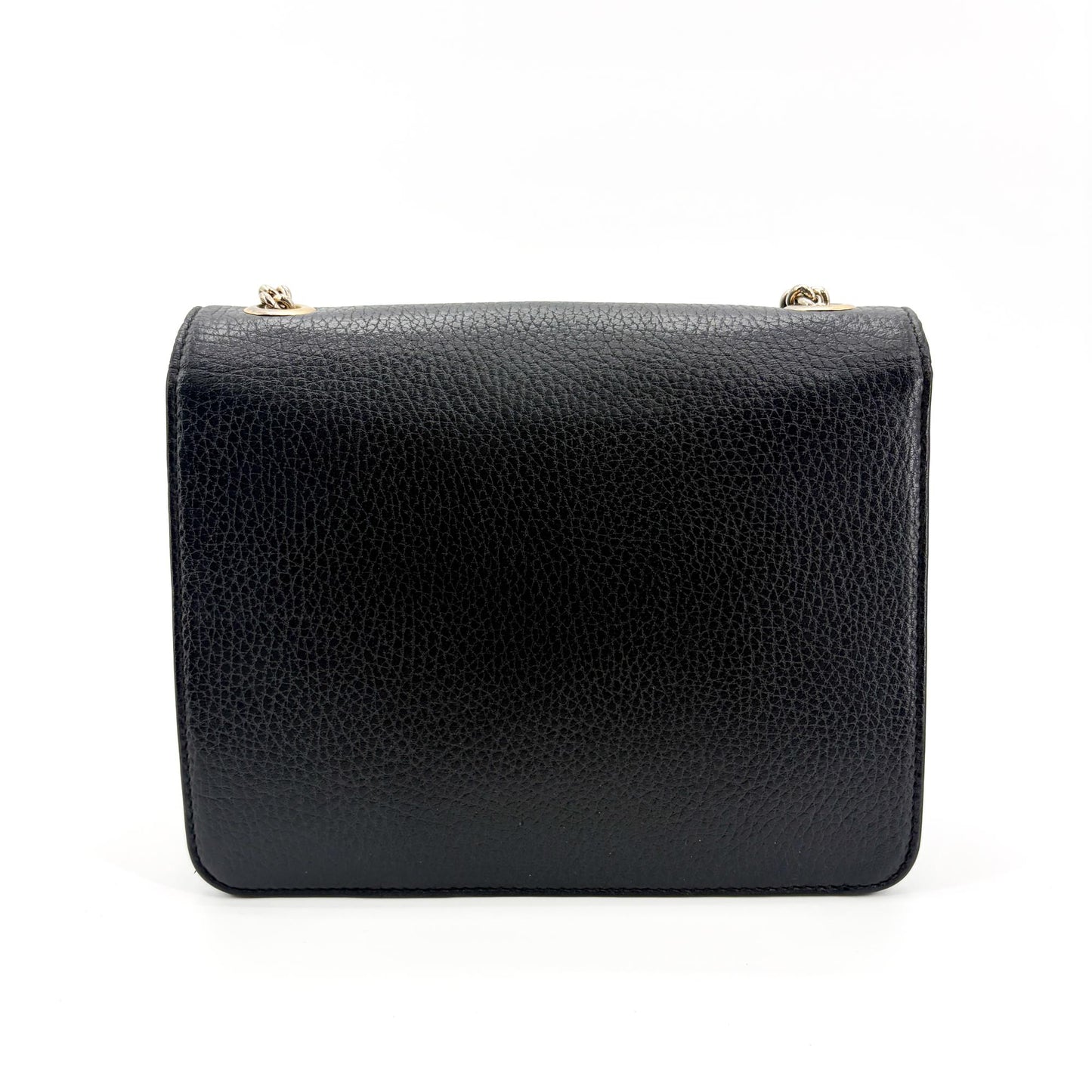 Gucci Interlocking G Small Chain Shoulder Bag Black