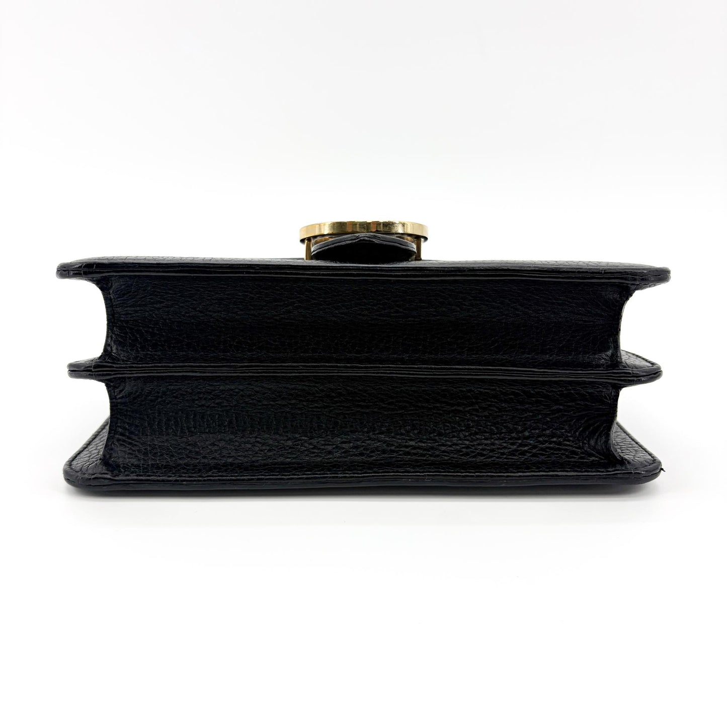 Gucci Interlocking G Small Chain Shoulder Bag Black