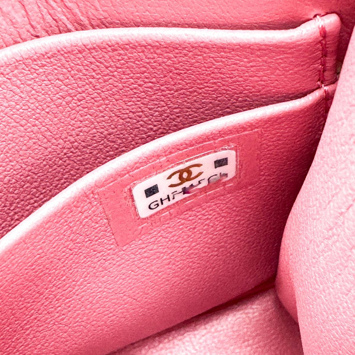 Chanel Classic Top Handle Flap Chain Bag Gold Hardware Pink