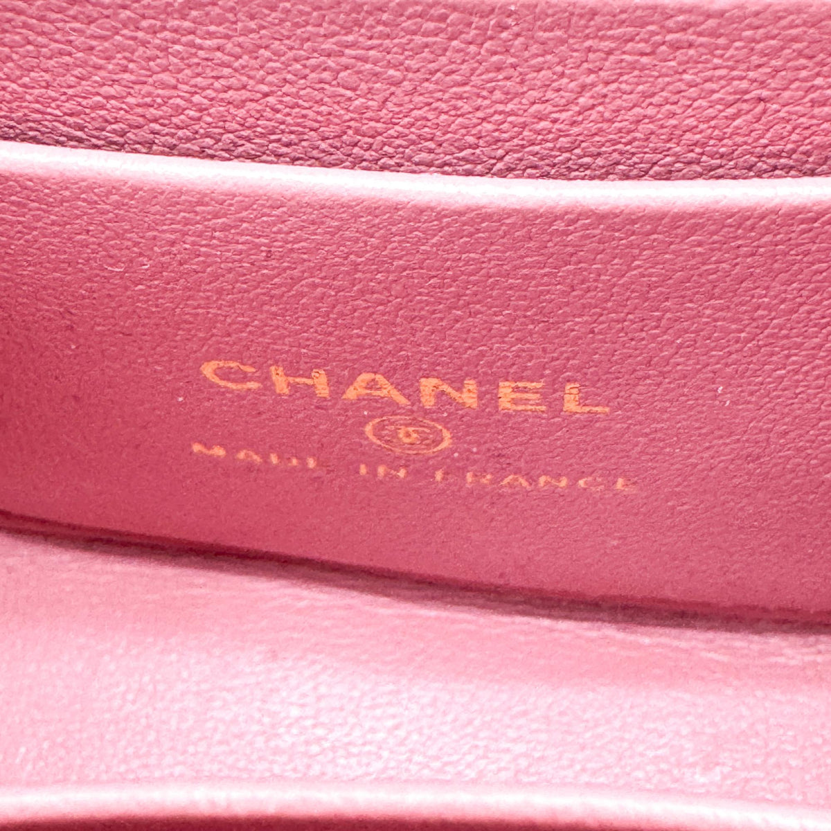 Chanel Classic Top Handle Flap Chain Bag Gold Hardware Pink