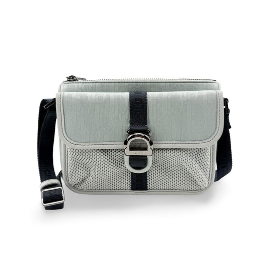 Dior Hit the Road Strap Pouch Grey CD Diamond Canvas