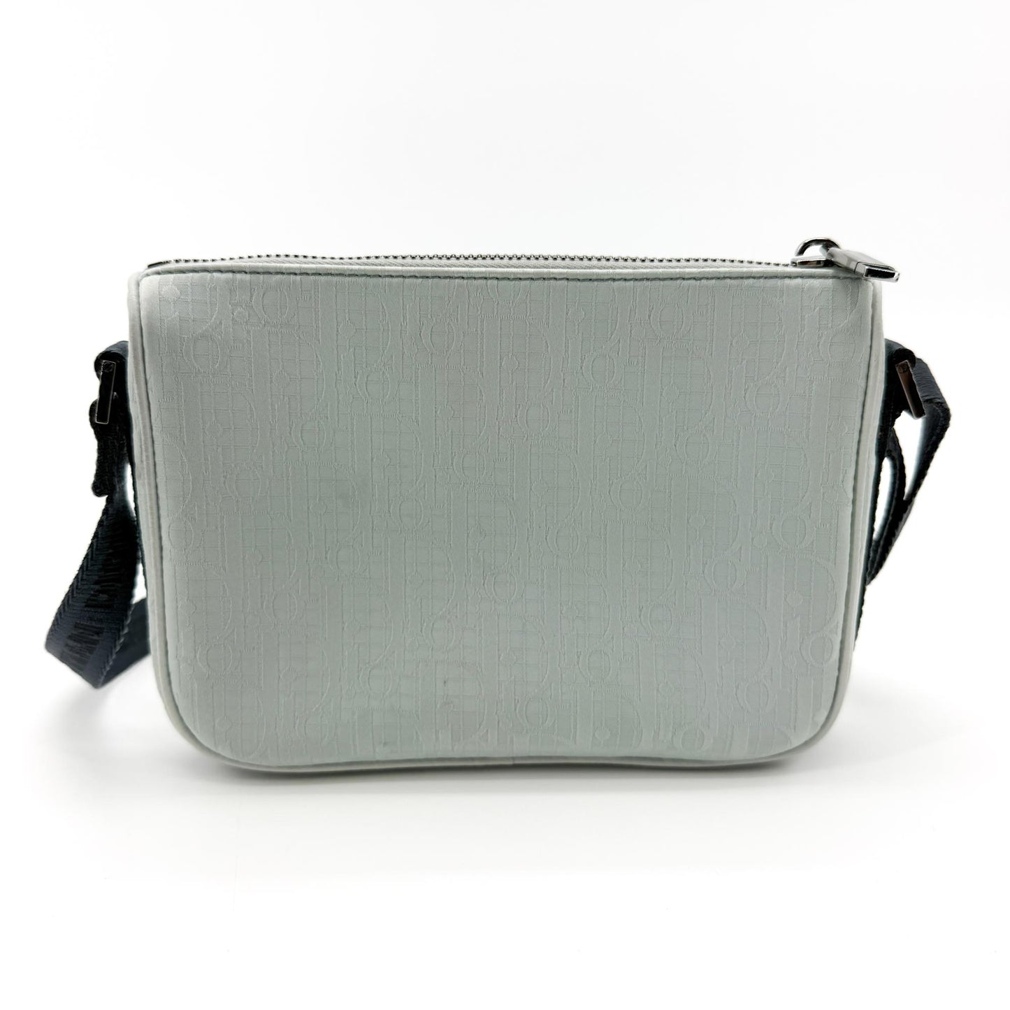 Dior Hit the Road Strap Pouch Grey CD Diamond Canvas