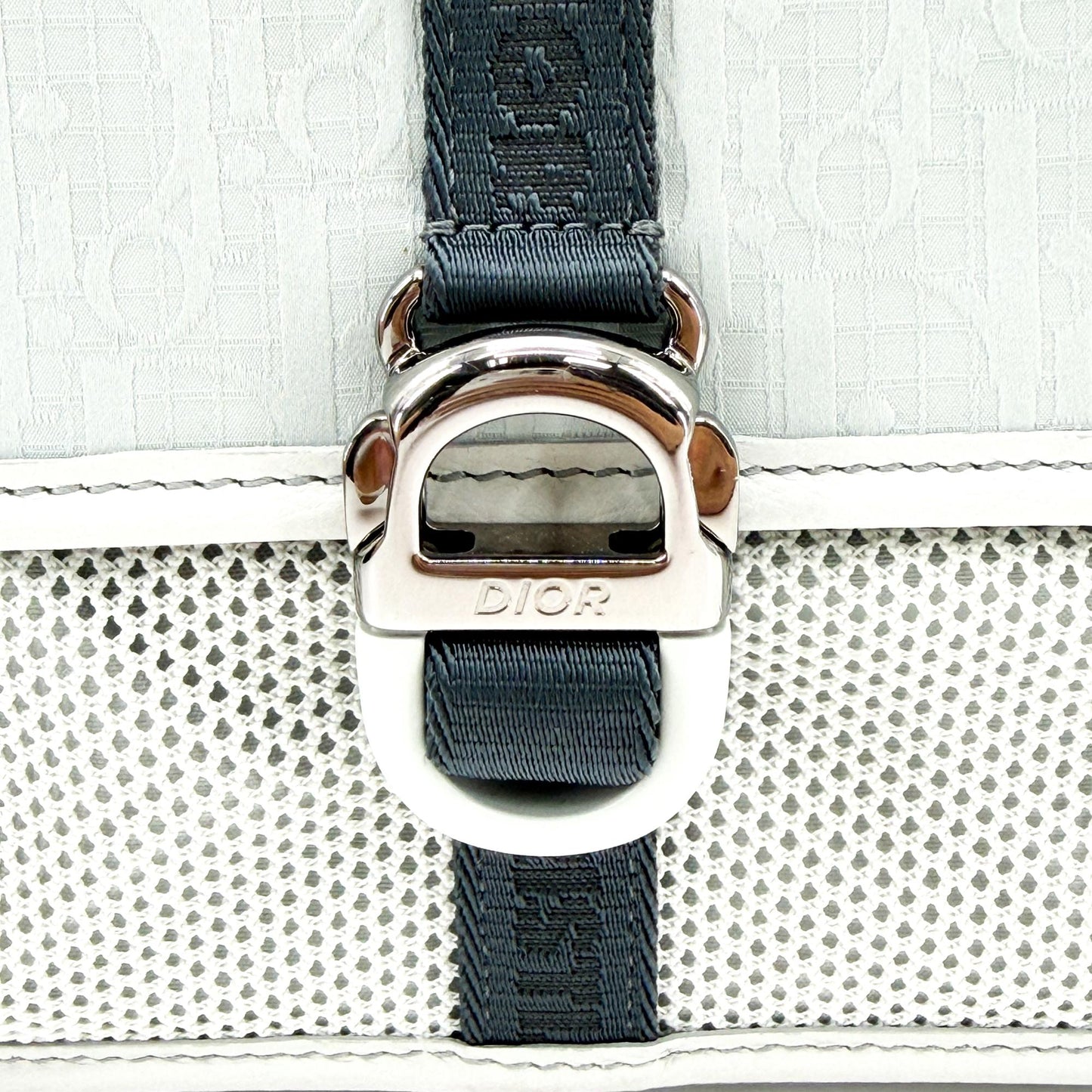 Dior Hit the Road Strap Pouch Grey CD Diamond Canvas