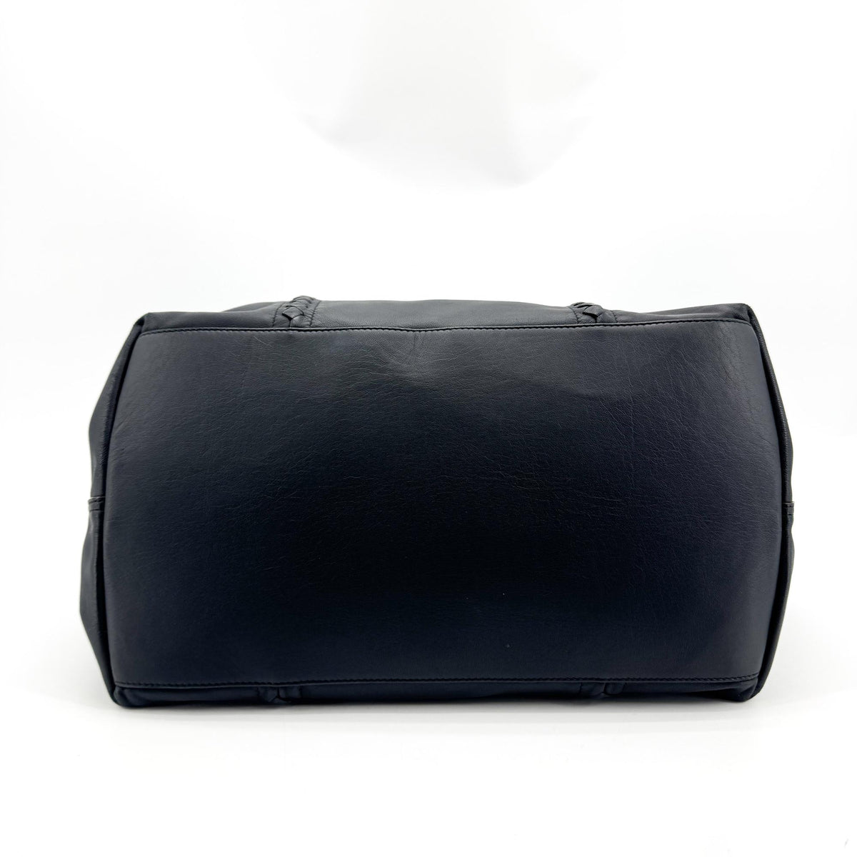 Bottega Veneta Intrecciato Butterfly Leather Tote Bag Black