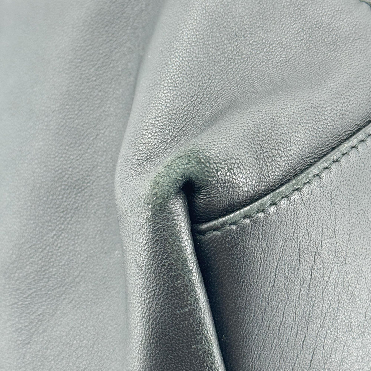 Bottega Veneta Intrecciato Butterfly Leather Tote Bag Black