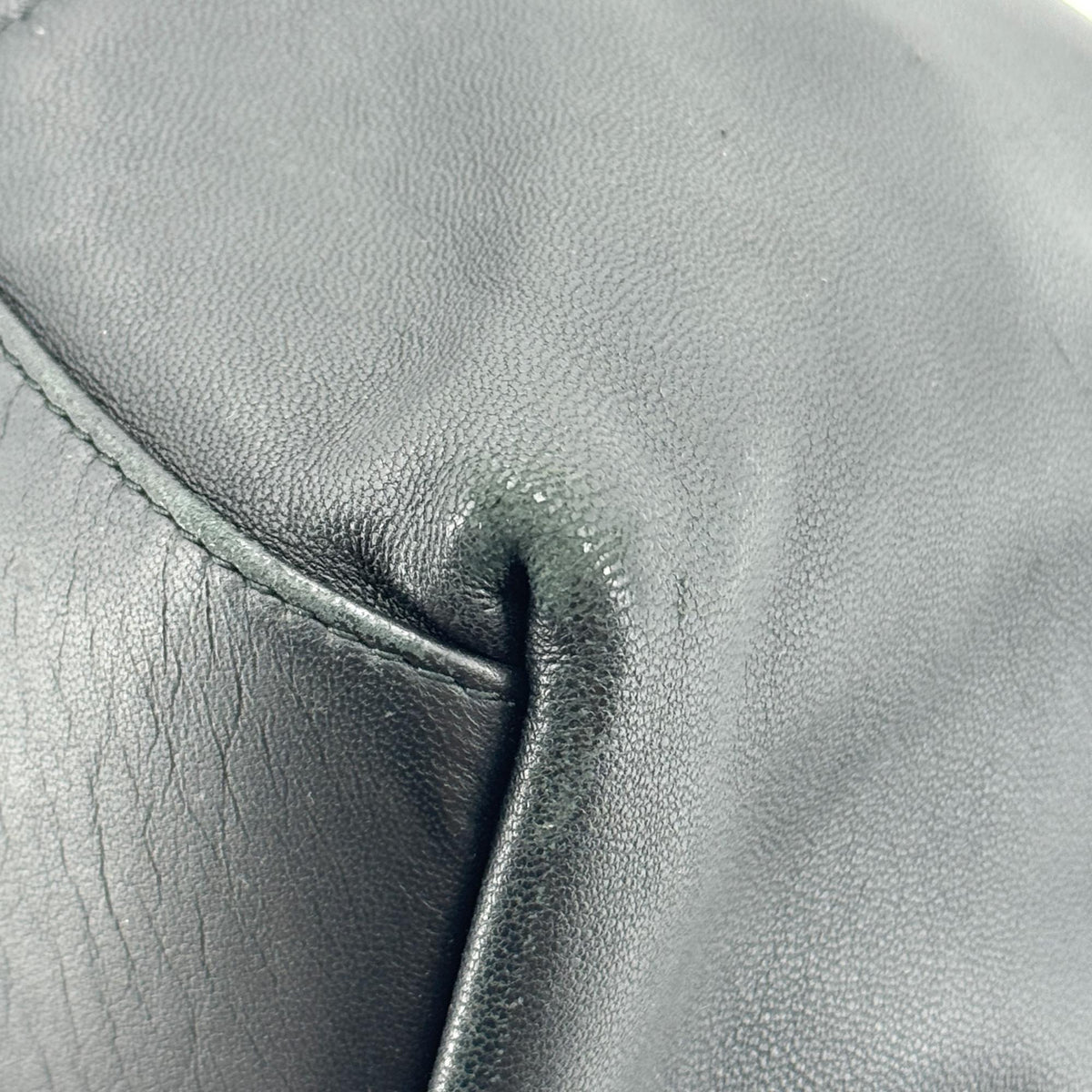 Bottega Veneta Intrecciato Butterfly Leather Tote Bag Black